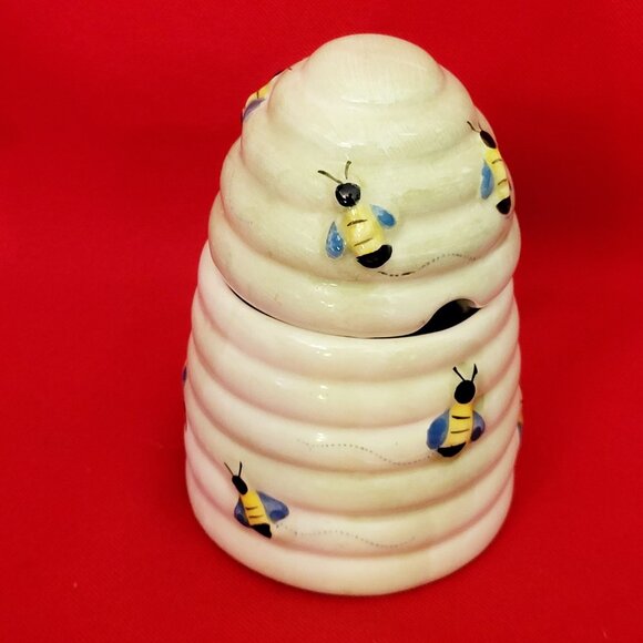 Vintage Designpac Beehive Honey Pot Jar - Picture 1 of 11